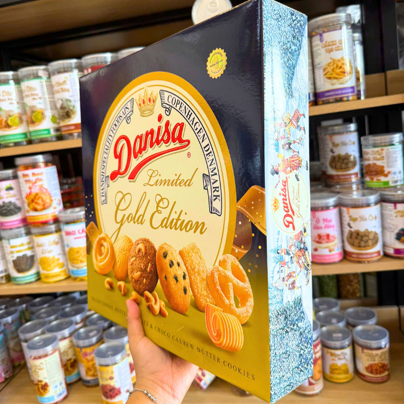 Bánh Quy Bơ Danisa Limited Gold Edition 792g Hộp Quà