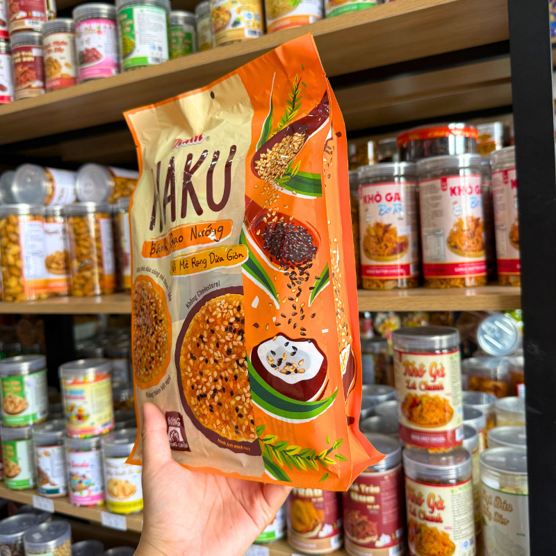 Bánh Gạo Nướng Oishi Haku Vị Mè Rang Dừa Giòn 138g