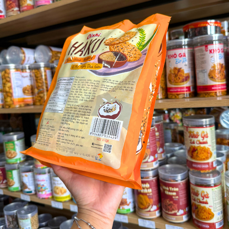 Thông tin hướng dẫn bảo quản và lưu ý dị ứng trên bao bì