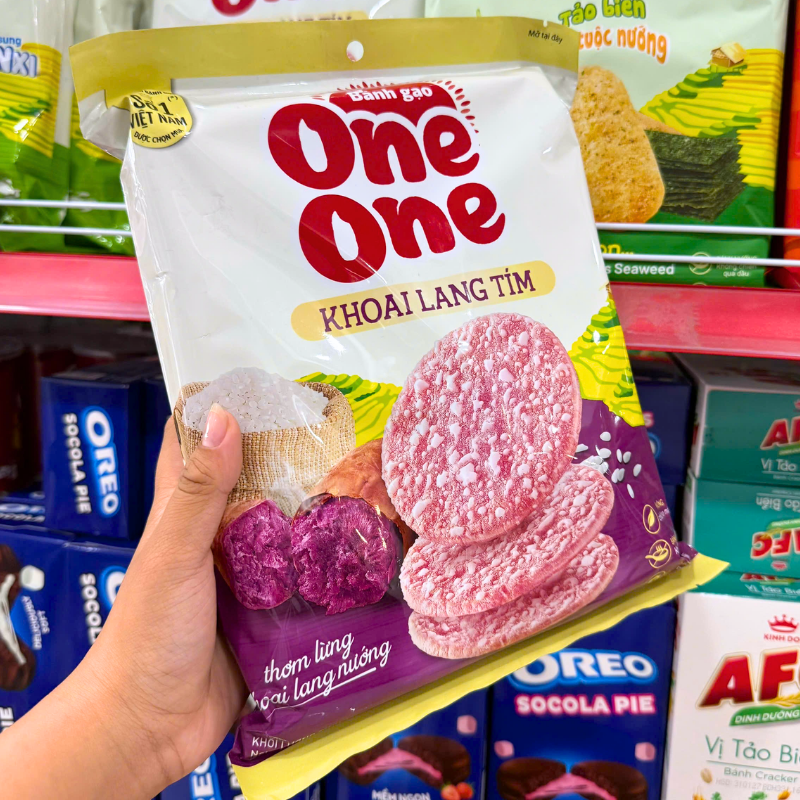 Bánh Gạo One One Khoai Lang Tím 100gr
