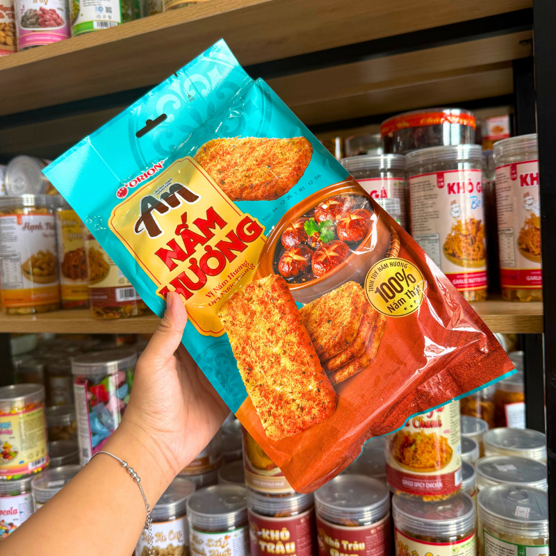 Bánh Gạo Nướng ORION An Nấm Hương Om Nước Tương 140g