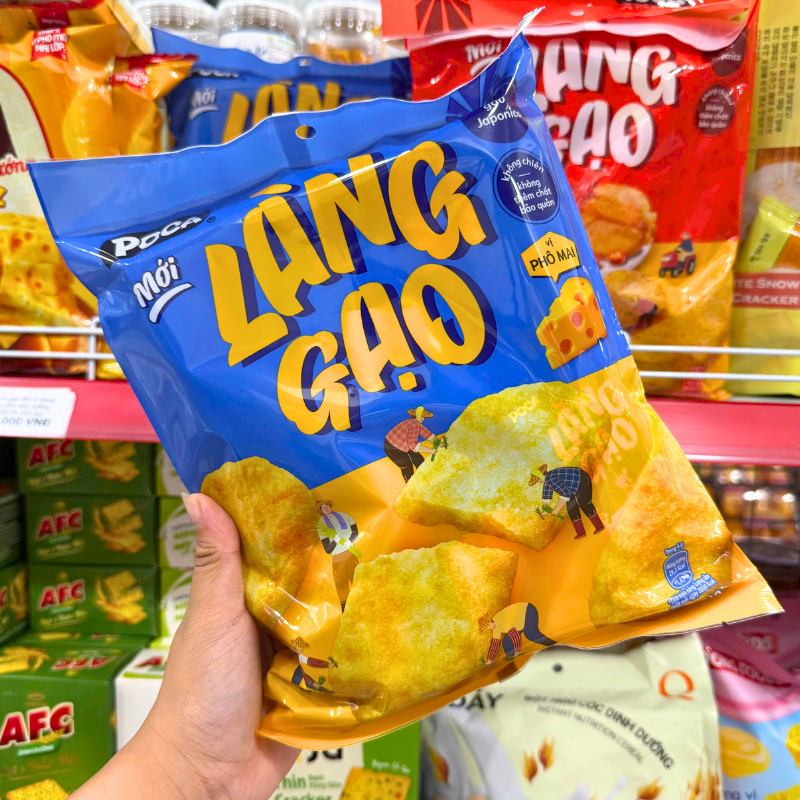 Bánh Gạo POCA Làng Gạo Vị Phô Mai 108g