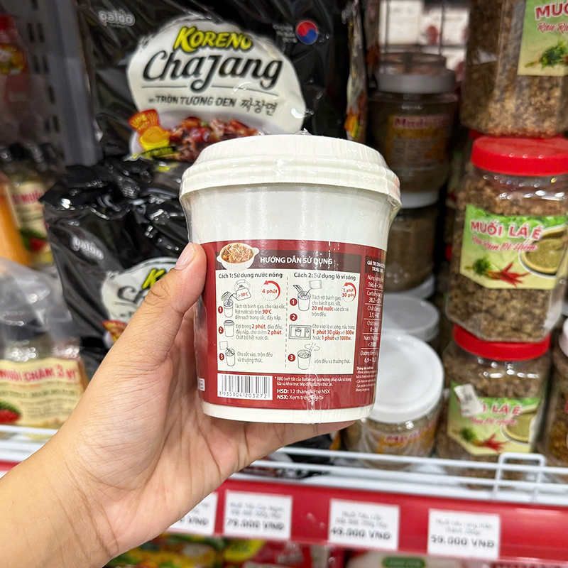 Hướng dẫn sử dụng minh họa trên bao bì