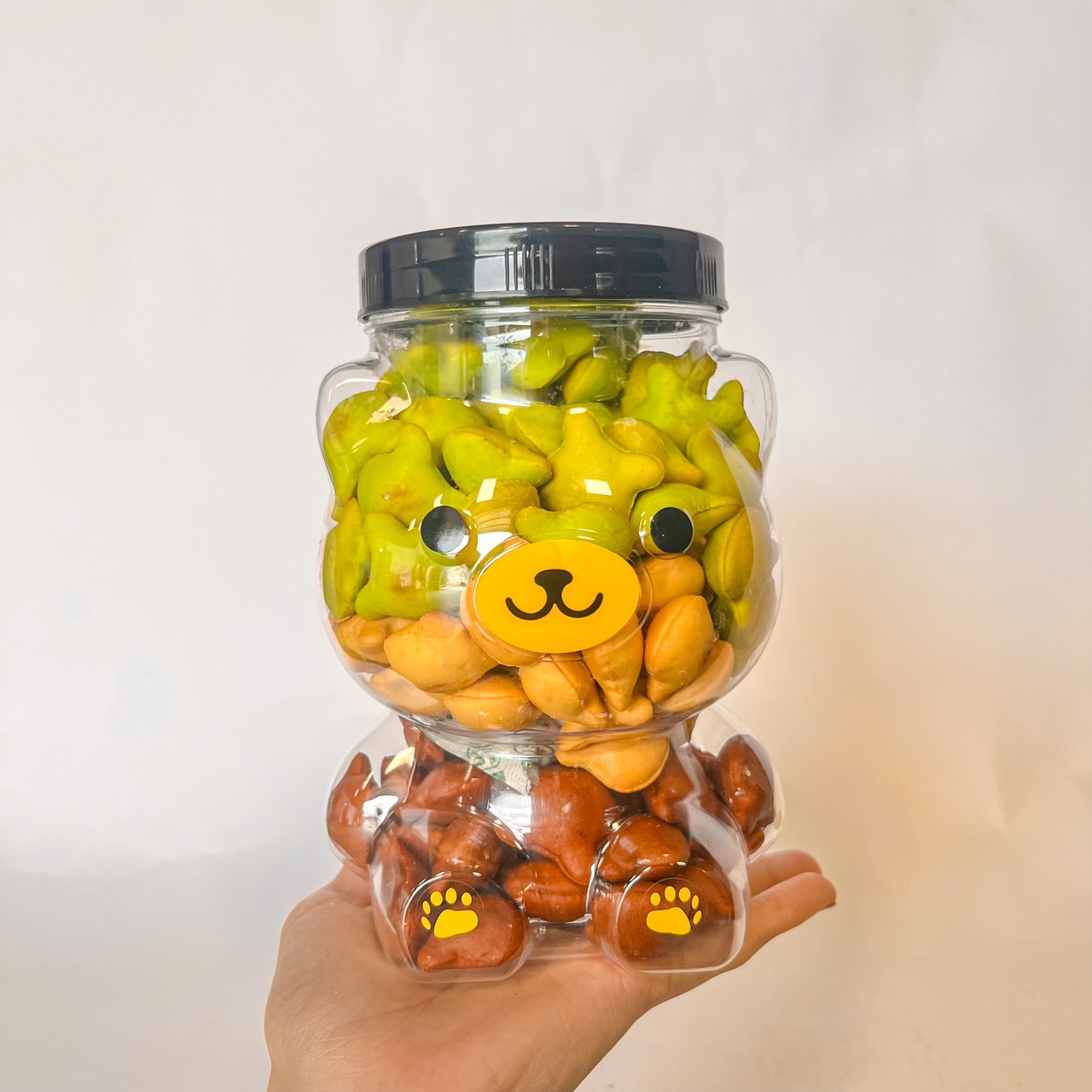 Bánh Gấu Mix 3 Vị 500g - Hộp Gấu Lớn