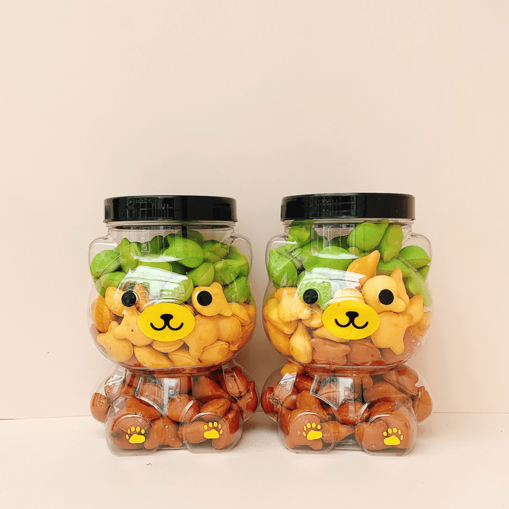 Bánh Gấu Mix 3 Vị 500g - Hộp Gấu Lớn