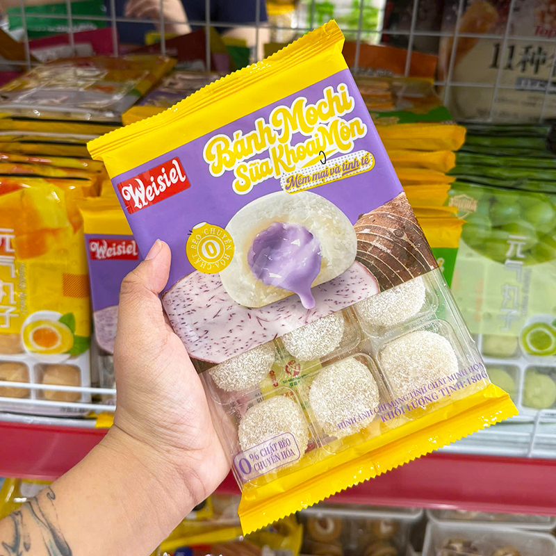 Bao bì sản phẩm Weisiel khối lượng tịnh 180g
