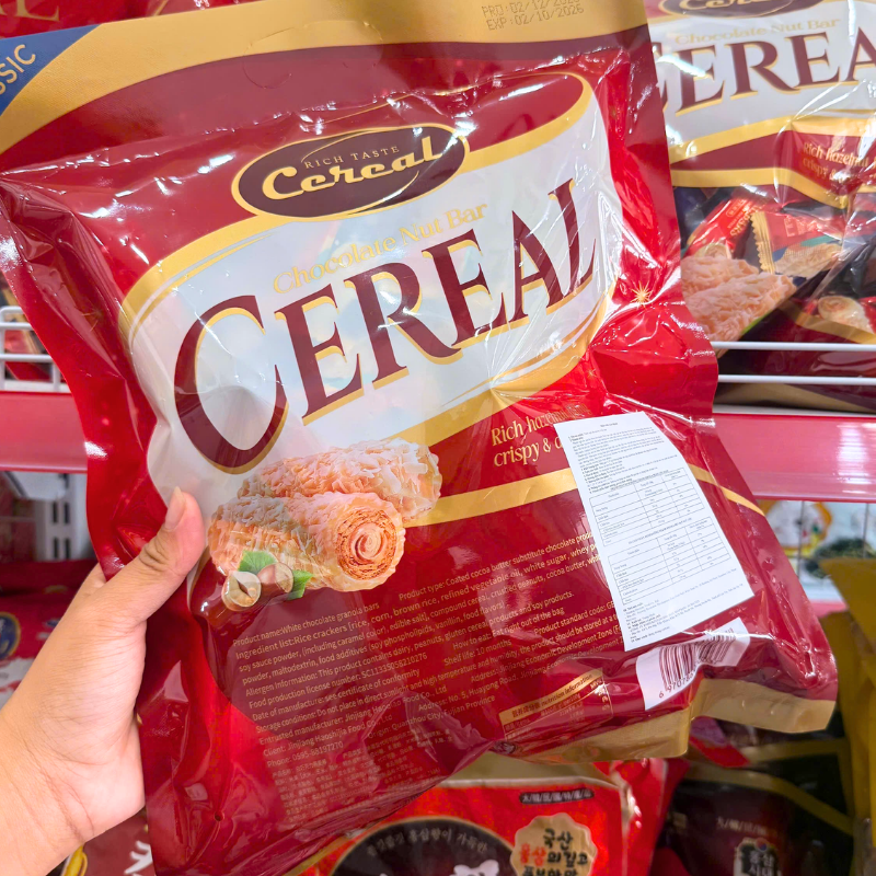Bánh Ngũ Cốc Socola Hạt Phỉ Cereal 300g