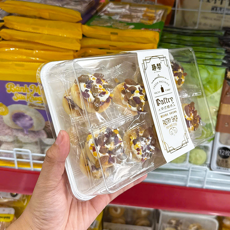 Bánh Quy Bơ Nhân Sữa Mix Hạt & Trái Cây Sấy Quzan 220g