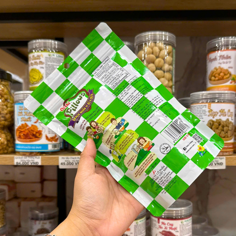 Bánh Snack Nhân Vị Sữa Dừa OISHI PILLOWS 80g