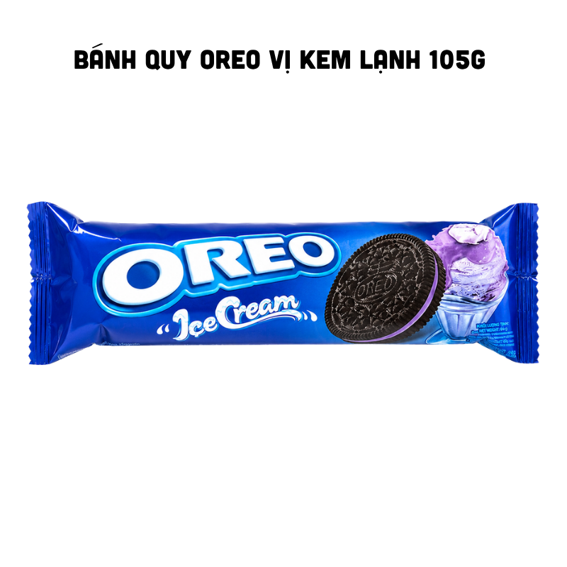 Bánh Quy Oreo Ice Cream Nhân Kem Lạnh 105g