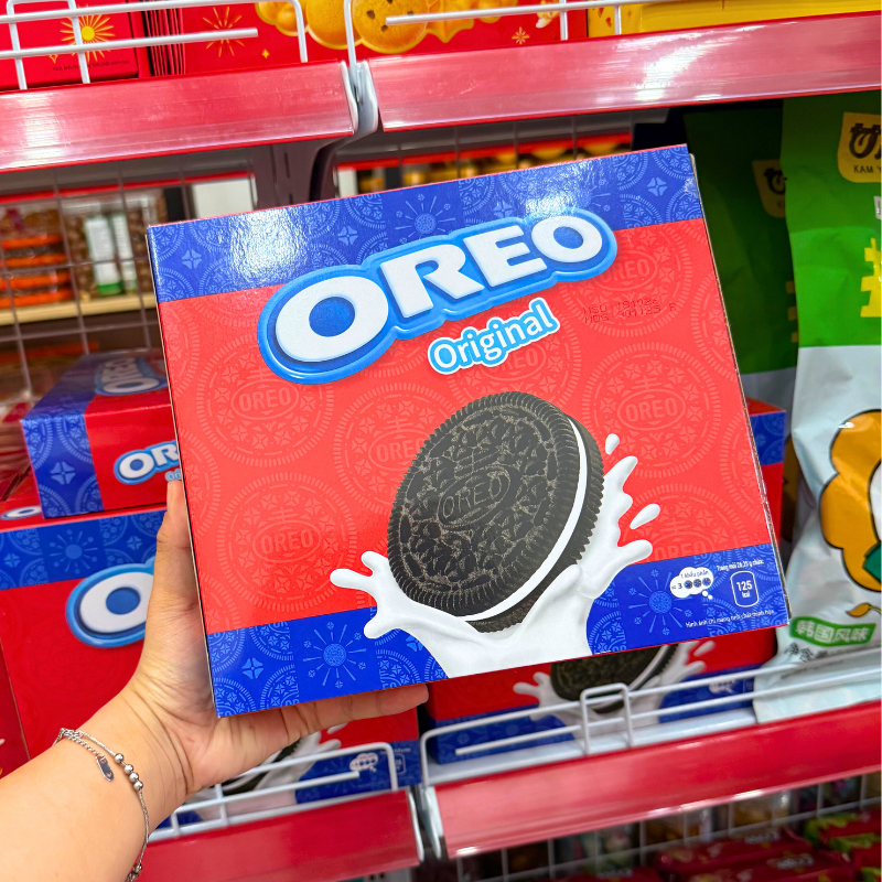 Bánh Quy Oreo Socola Hương Vani Hộp Giấy - Bánh Kinh Đô Oreo 288.75g (11 Gói x 26,25g) phù hợp để tham khảo khi chọn oreo