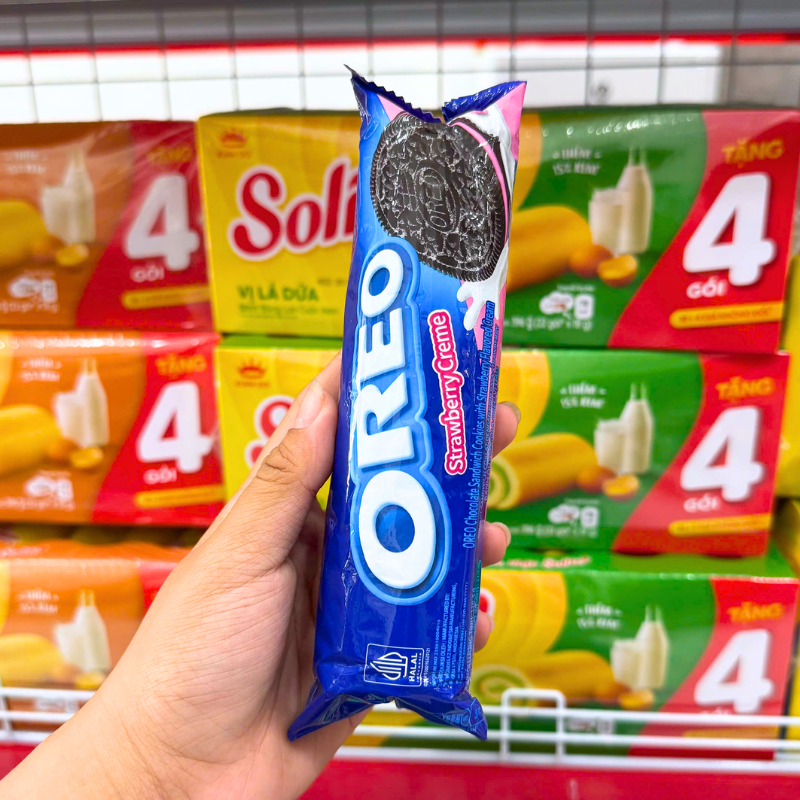 Bánh Quy Oreo Socola Vị Dâu 110,4g