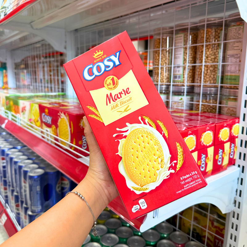 Mặt trước hộp với quy cách 8 gói x 24g