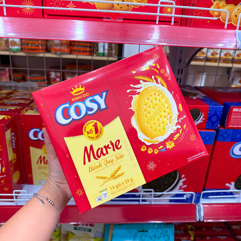 Bánh Quy Sữa Cosy Marie 336g (14 Gói x 24g)