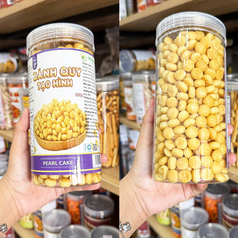 Bánh Quy Tạo Hình (Quy Hạt Ngọc) 250g Hũ – một lựa chọn đáng tham khảo trong Thực phẩm 3 miền xanh