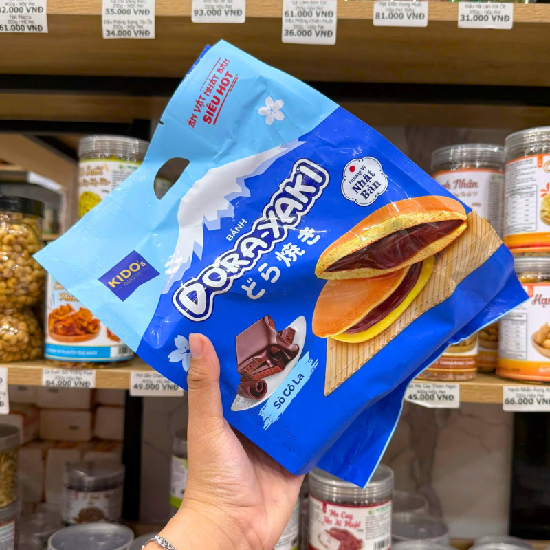 Bánh Rán KIDO'S Dora-Yaki Nhân Socola 150g - Bịch 5 Cái