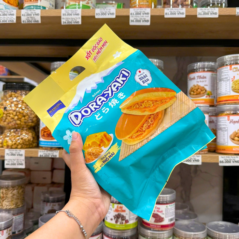 Bánh Rán KIDO'S Dora-Yaki Vị Chà Bông Xốt Phô Mai 150g - Bịch 5 Cái