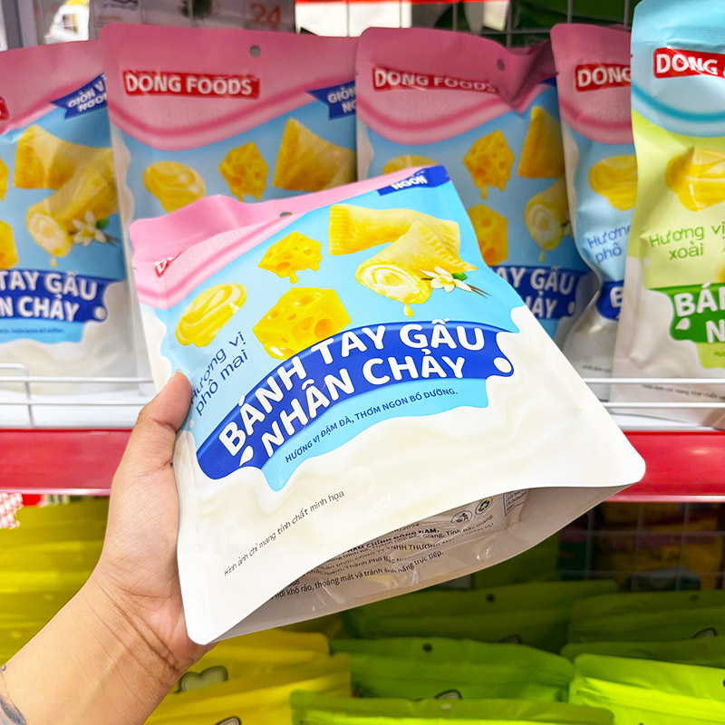 Bao bì gọn tay, phù hợp cất giữ sau khi mở gói