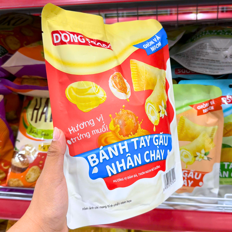 Bánh Tay Gấu Nhân Chảy Dong Foods Vị Trứng Muối 120g