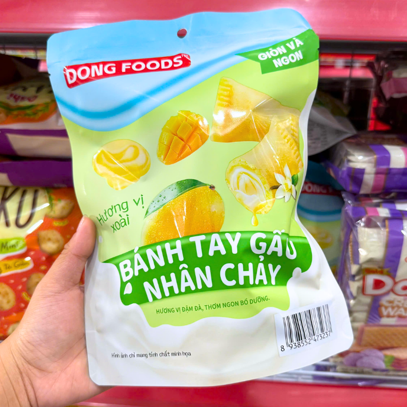 Bánh Tay Gấu Nhân Chảy Dong Foods Vị Xoài 120g
