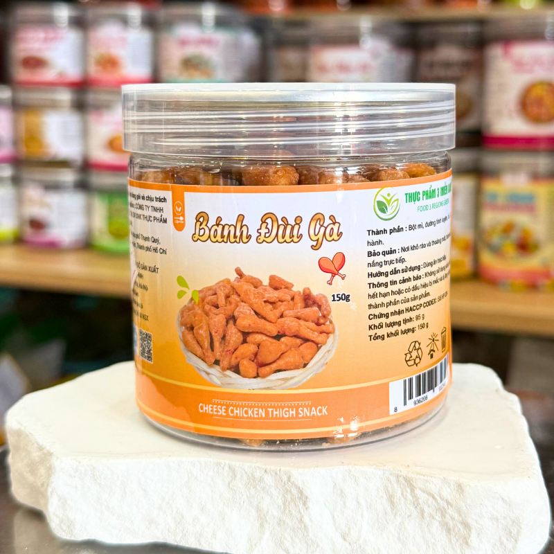 Mặt trước hộp pet 150g của sản phẩm