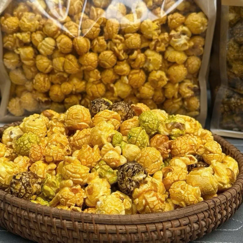 Bắp mix nhiều màu dùng làm món nhâm nhi