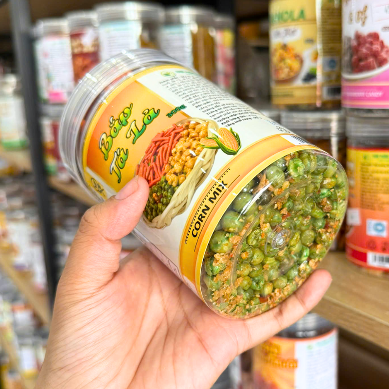 Bắp Tá Lả Corn Mix 300g Hộp Pet