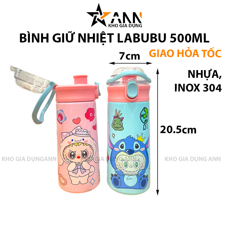 Kích thước 7cm x 20.5cm và chất liệu inox 304, nhựa