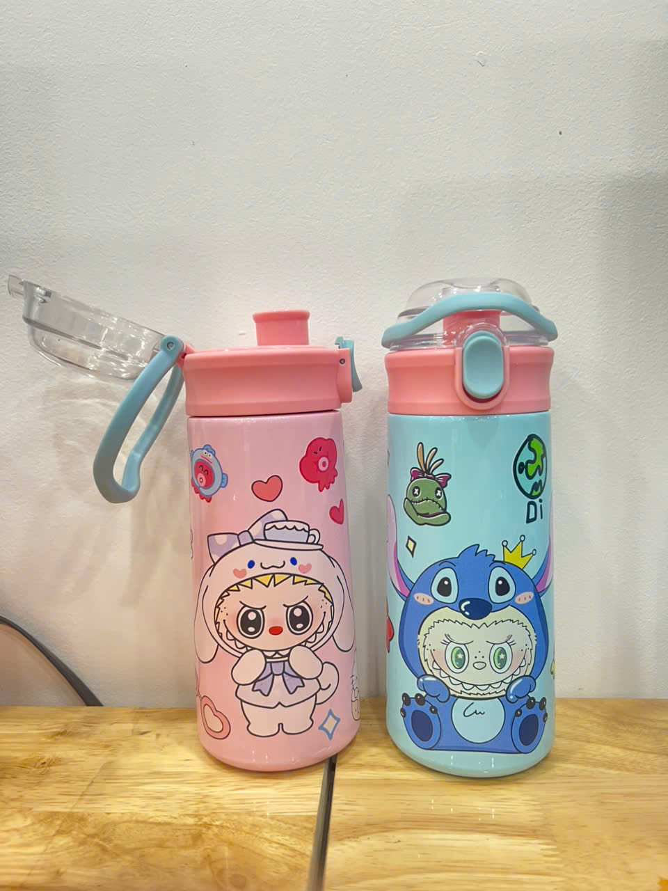 Bình Giữ Nhiệt Labubu 500ml Kèm Sticker 20.5x7cm