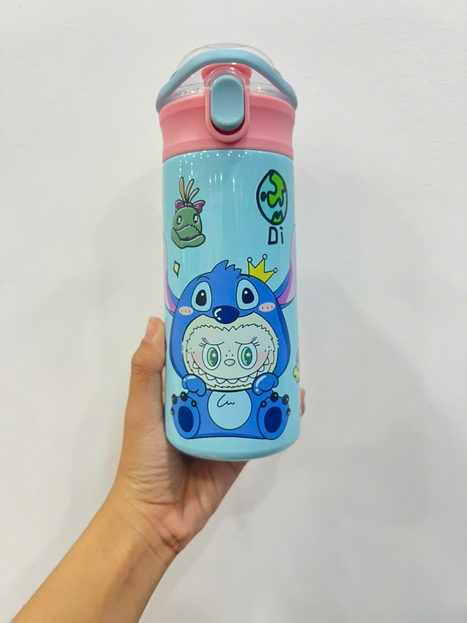 Bình Giữ Nhiệt Labubu 500ml Kèm Sticker 20.5x7cm
