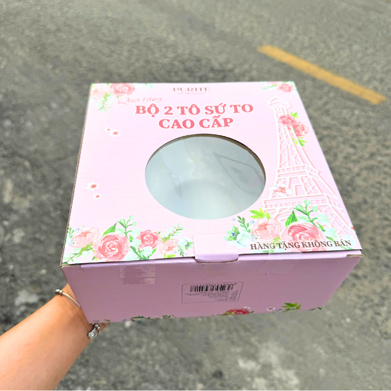 Bộ 2 Tô Sứ To Cao Cấp Purite & Olive