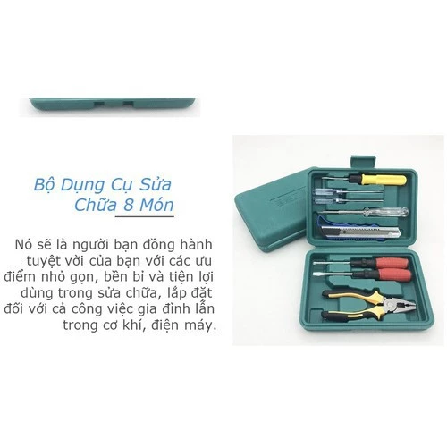 Bộ dụng cụ sửa chữa 8 món