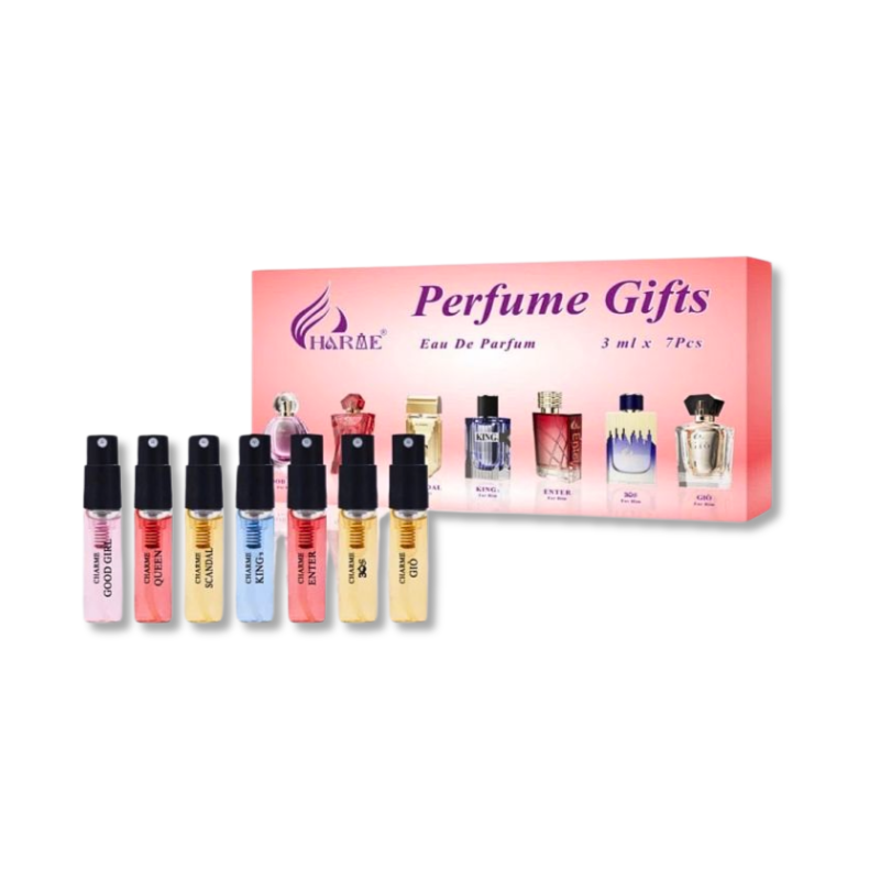 Hình ảnh Bộ Dùng Thử Nước Hoa Charme 7 Mẫu (4 Mùi Nam & 3 Mùi Nữ) Dung Tích 3ml/Chai trong bộ sưu tập charme perfume