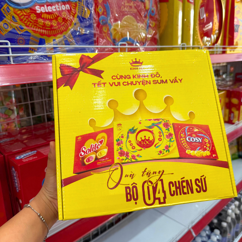 Bộ Quà Tặng 4 Chén Sứ Kinh Đô