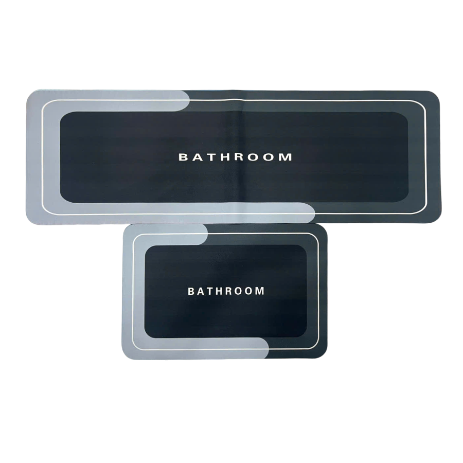 Bộ thảm chống trơn trượt nhà bếp dài và ngắn 38x58cm & 38x116cm