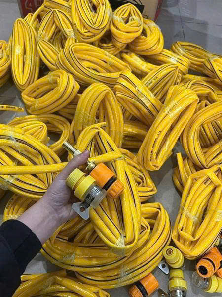 Bộ Vòi Tăng Áp 5m Kèm Súng Phun Hợp Kim Và Khớp Nối
