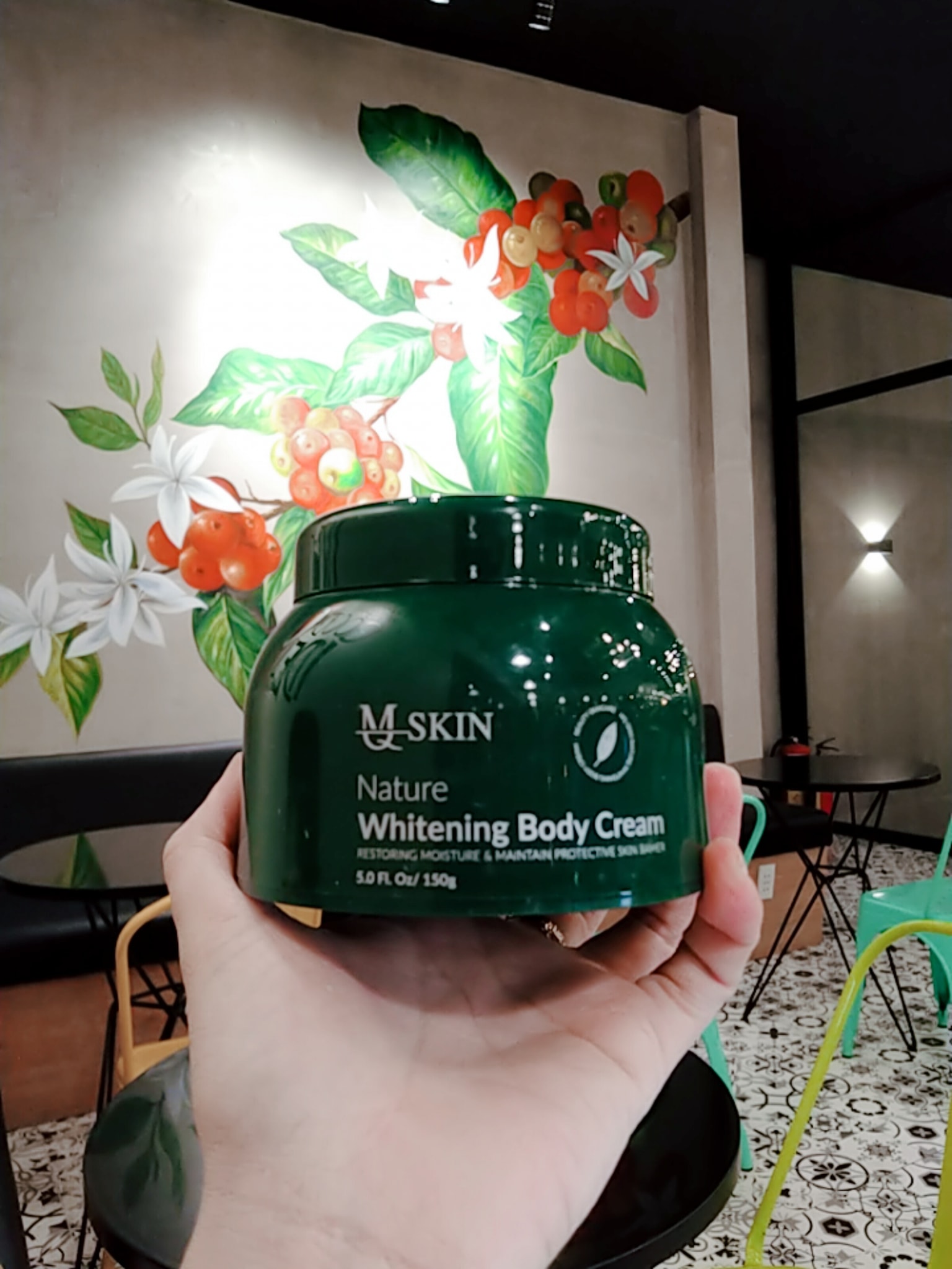 Hình ảnh hũ kem Nature Whitening Body Cream MQ Skin 150g