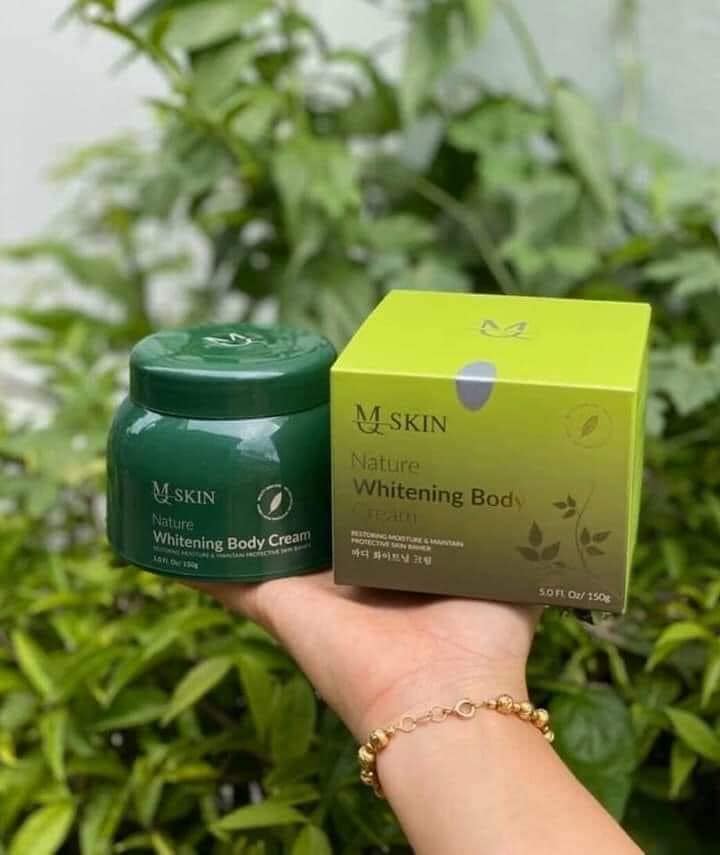 Kem Body Diệp Lục MQ Skin Nature Whitening Body Cream 150g