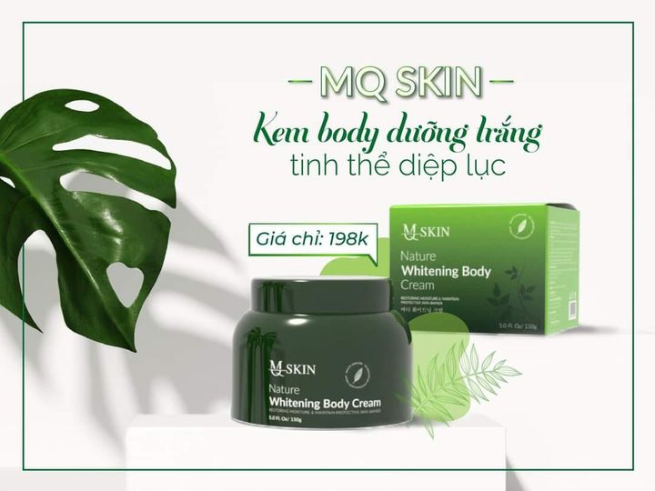 Hình ảnh sản phẩm kèm hộp, tông xanh chủ đạo