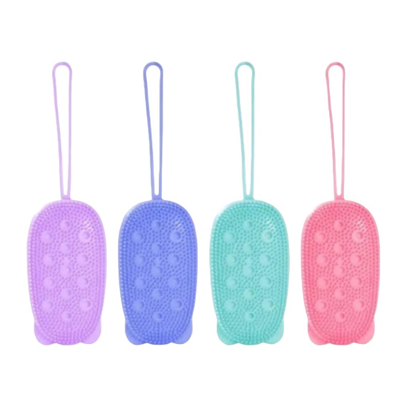 Bông Tắm Tạo Bọt 2 Mặt Bằng Silicon Hình Chuột - Bông Tắm Silicon Mềm Mại 12x6,5x5,5cm phù hợp để tham khảo khi chọn Đồ dùng phòng tắm