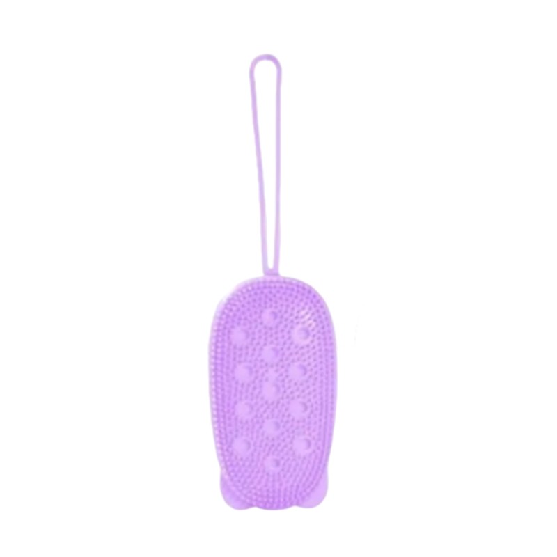 Bông Tắm Silicone Hình Chuột 2 Mặt Tạo Bọt - Mềm Mại 12x6,5x5,5cm (5cm)