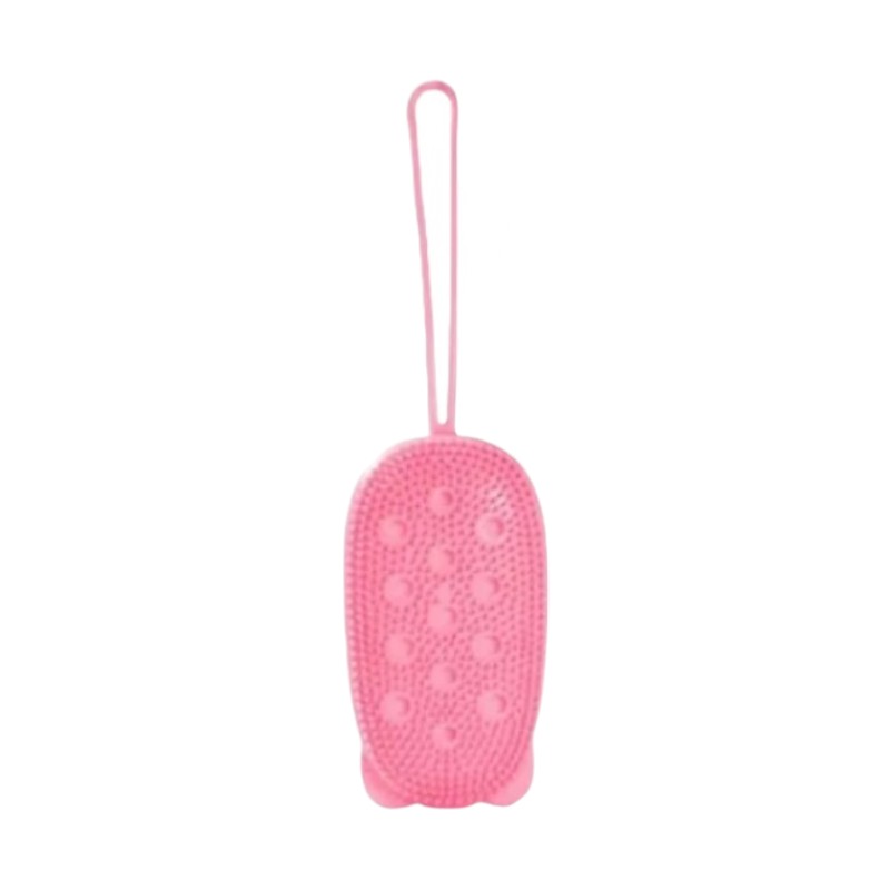 Bông Tắm Silicone Hình Chuột 2 Mặt Tạo Bọt - Mềm Mại 12x6,5x5,5cm (5cm)