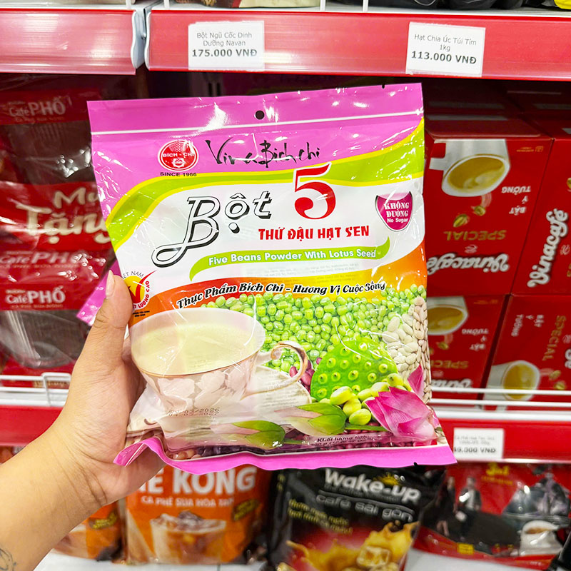 Mặt trước bao bì màu hồng của sản phẩm