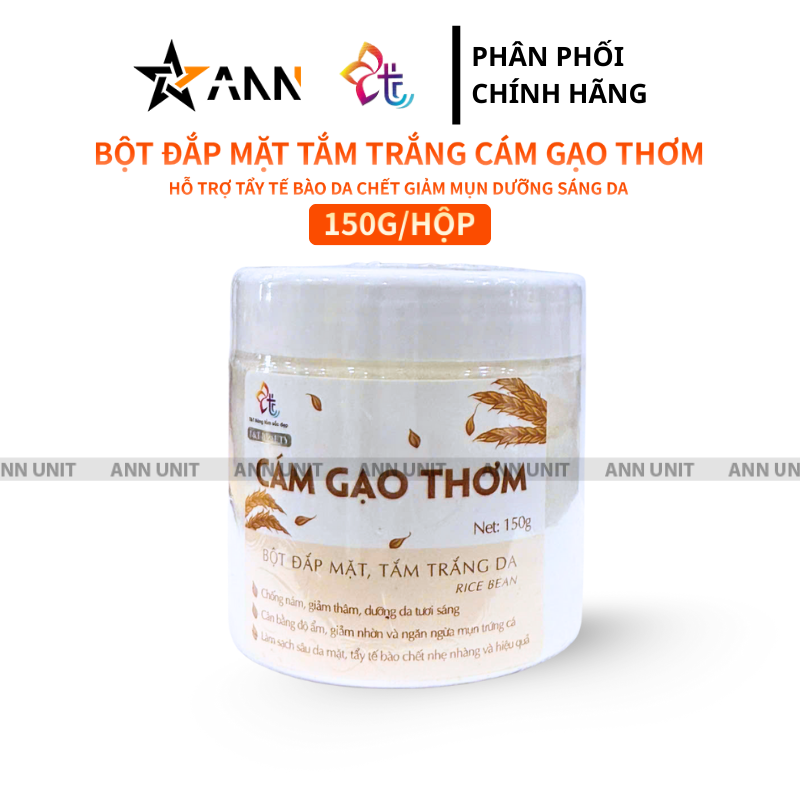 Hình sản phẩm cám gạo thơm quy cách 150g/hộp