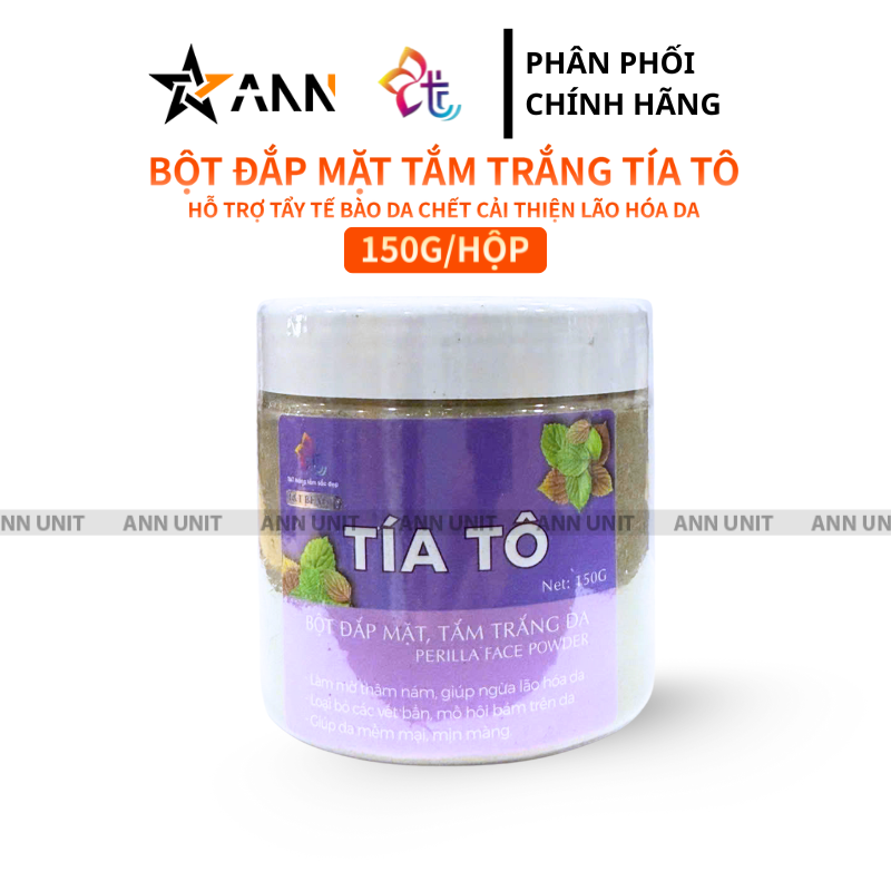 Bột Đắp Mặt Tắm Trắng Da Nguyên Chất T&T Beauty 150g/Hộp