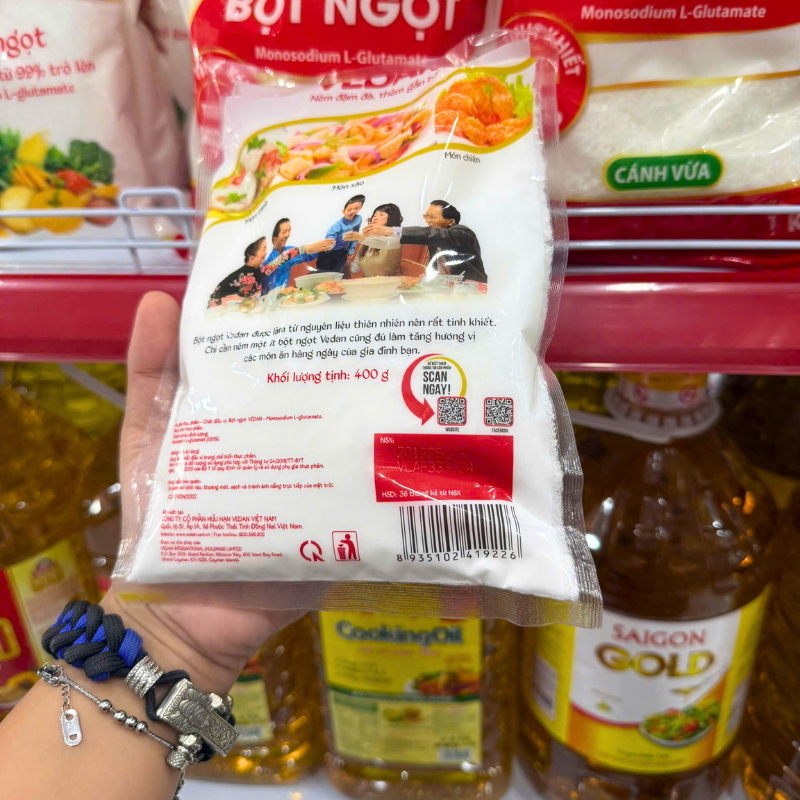 Bột Ngọt Vedan Hạt Nhuyễn 400g
