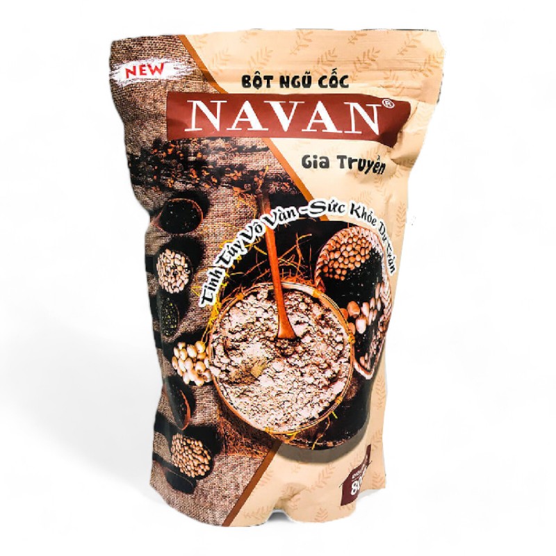 Bột Ngũ Cốc Dinh Dưỡng Navan phù hợp để tham khảo khi chọn Cà phê, trà, mật ong