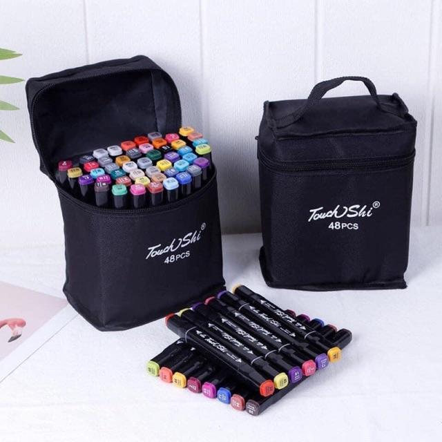 Bút Màu Dạ Quang Marker Touch 60 Màu, dài 15.4cm