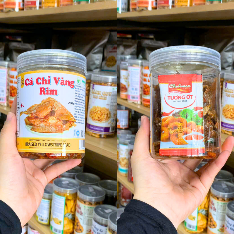 Cá Chỉ Vàng Rim TIPO 250g Hộp Pet