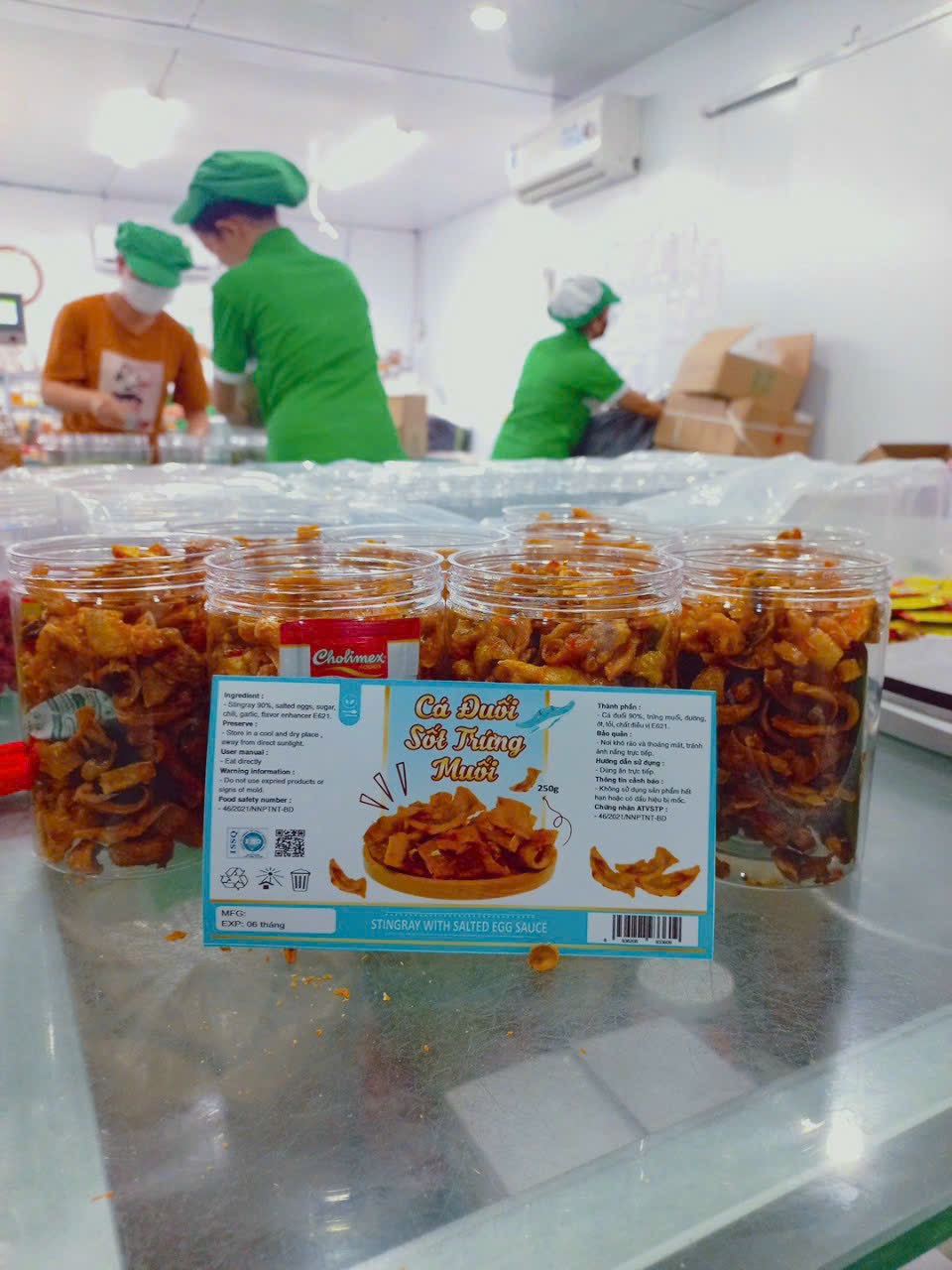 Cá Đuối Sốt Trứng Muối 250g